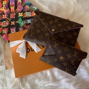 Authentic Louis Vuitton Kirigami MM Monogram Pouch
